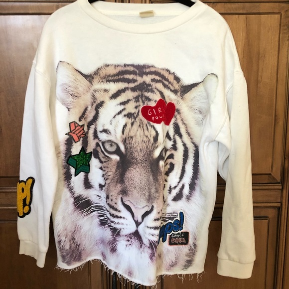 Zara kids oversized lion sweater - Picture 1 of 5